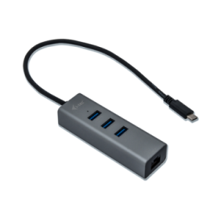 i   tec hub i   tec usb   c con 3 puertos usb 3.0 y ethernet glan rj   45
