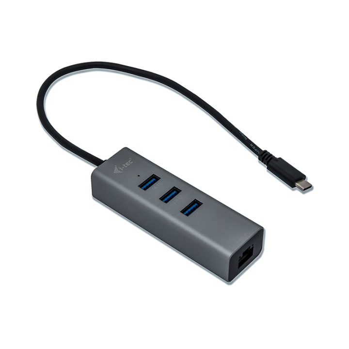 i   tec hub i   tec usb   c con 3 puertos usb 3.0 y ethernet glan rj   45
