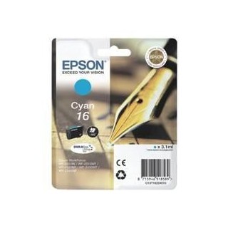 epson cartucho tinta epson t162240 cian  wf   2010   2510   2520   2530   2540    pluma