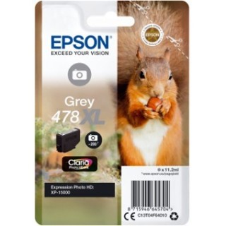 epson cartucho tinta epson c13t04f64010 singlepack gris 478xl claria photo hd ink