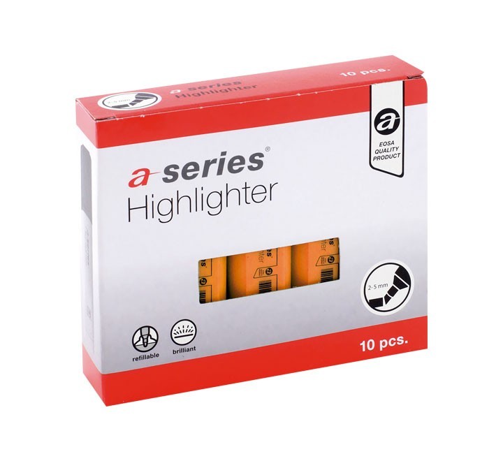 rotulador fluores. a series naranja as0527