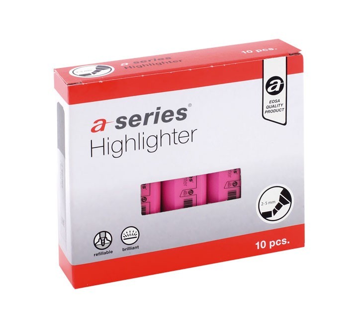 rotulador fluores. a series rosa as0528