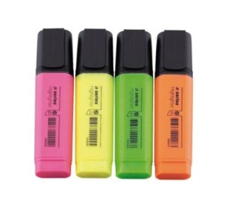 pack 4 marcadores fluor. 1 5mm stdo a series