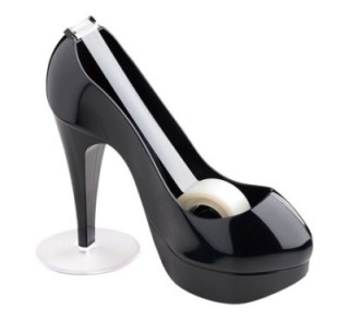 dispens. scotch zapato neg +1rollo cinta 19mmx8.9m