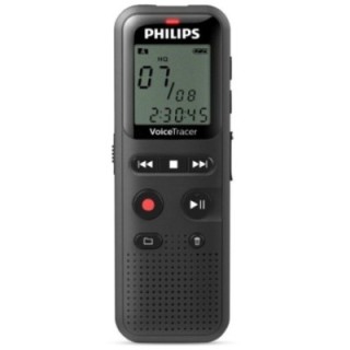 philips grabadora de voz philips dvt1160 voice tracer 8khz 8gb color negro