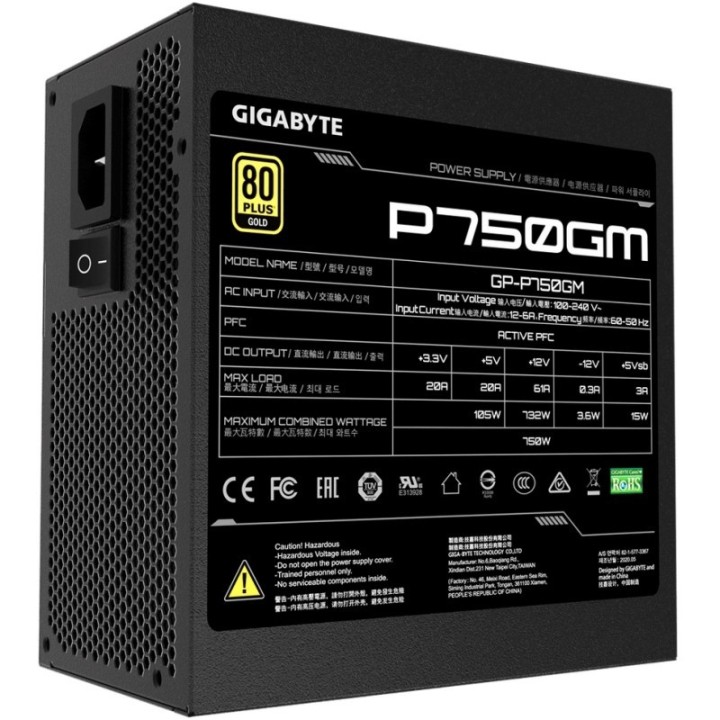 gigabyte fuente alimentaci?n gp p750gm