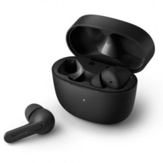 philips auriculares bluetooth philips tat2206bk   00 black ipx4 estuche de carga