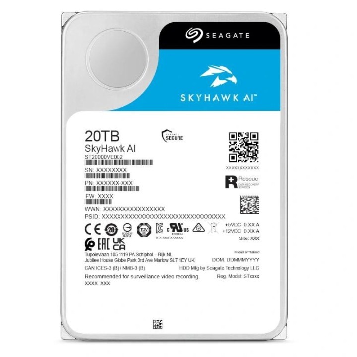 seagate skyhawk ai st20000ve003 20tb 3.5 sata3