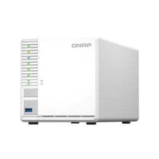 qnap servidor nas qnap ts   364   8g 3 bahias n5095 blanco