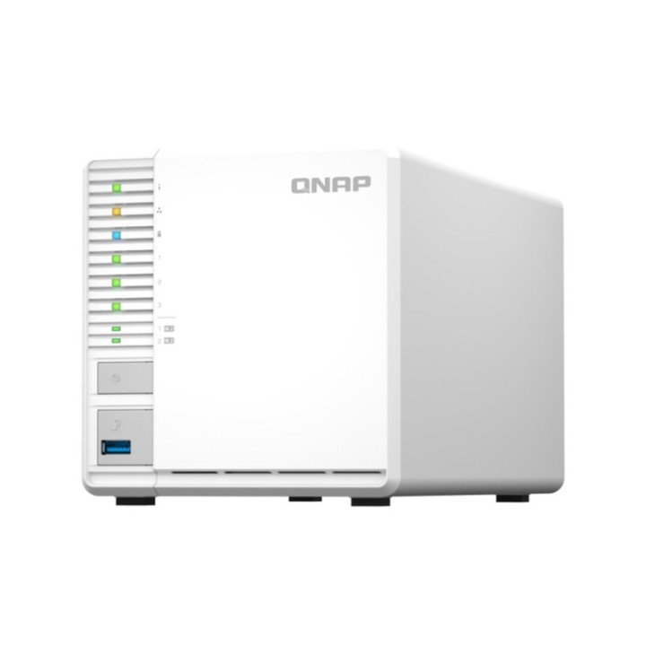 qnap servidor nas qnap ts   364   8g 3 bahias n5095 blanco