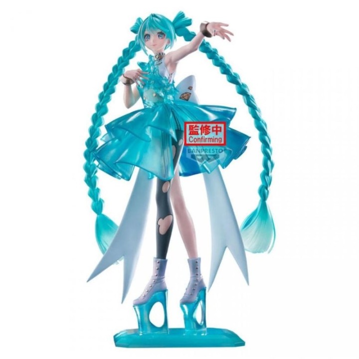 banpresto figura banpresto hatsune miku banpresto evolve clearluxe   emeraldgem 28cm