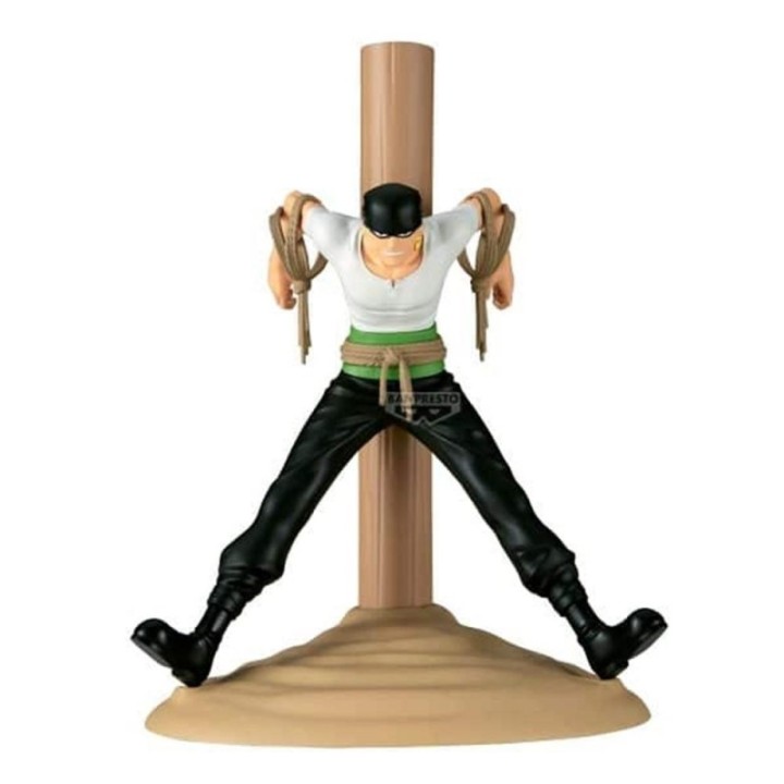 banpresto figura banpresto one piece fl pirate hunter zoro 17cm