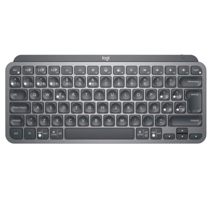 logitech teclado logitech mx keys mini grafito wireless inalambrico
