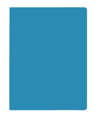 c.50 subcarpeta elba a4 185gr semi int. azul