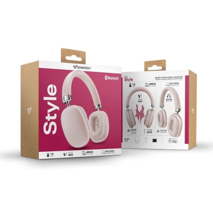 energy sistem auriculares style rose bt