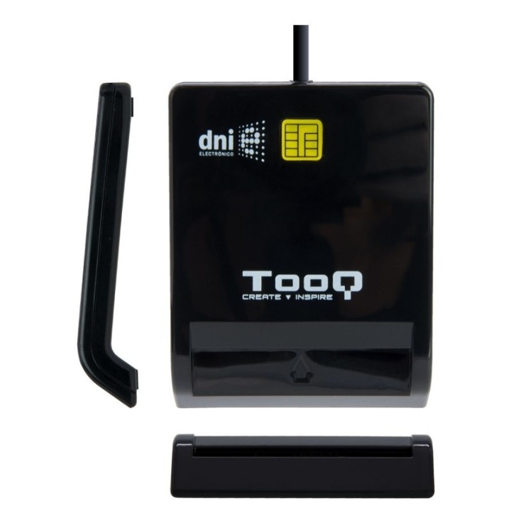 tooq lector de tarjetas dnie usb 2.0 negro