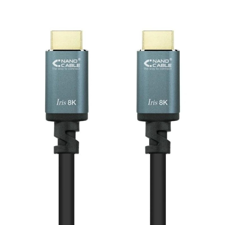 nanocable cable hdmi 2.1 iris 8k m m 5 metros