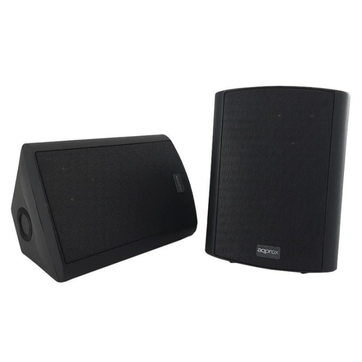 approx altavoces pared dig.2x30w kit de mont negro