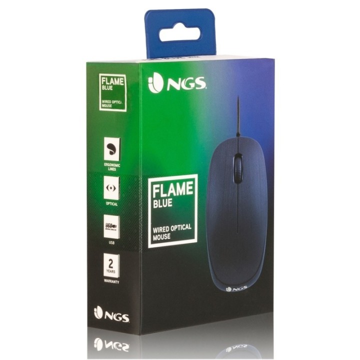 ngs raton ?ptico blueflame 1000 dpi azul