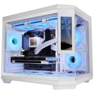 mars gaming caja ordenador mars gaming mc3tcorelcdm atx cristal templado blanca