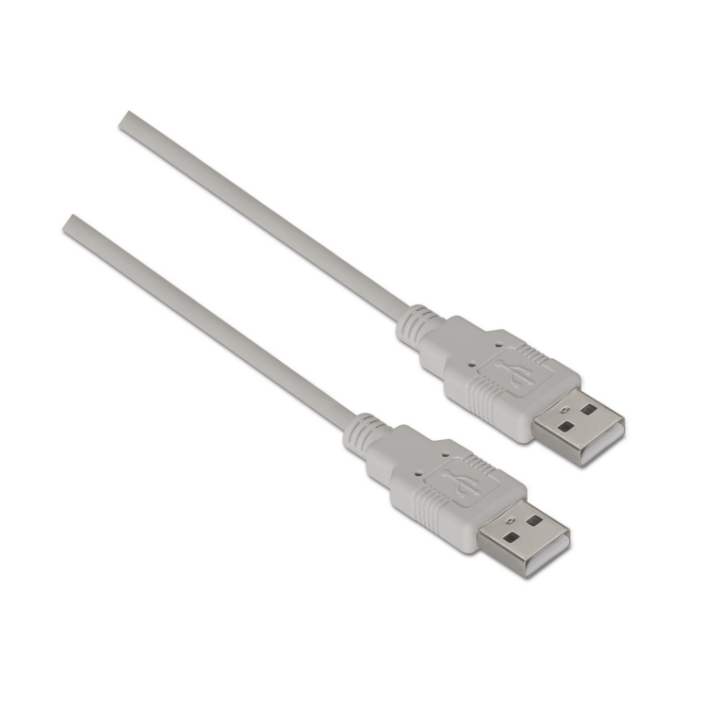 cable aisens usb 2.0 tipo a/m a/m beige 1.0m