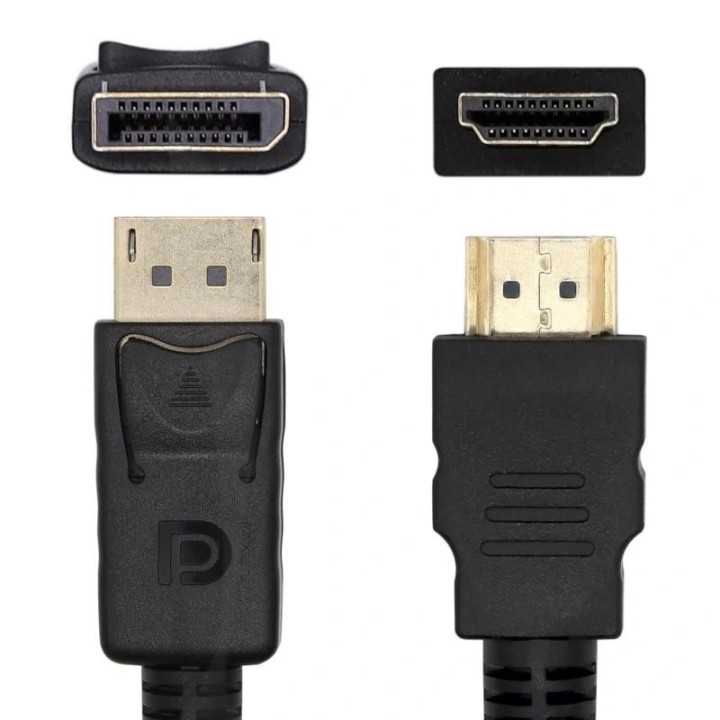 aisens cable conversor displayport/m hdmi/m, 2.0m