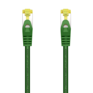 cable red aisens latiguillo rj45 lszh cat.7 sftp pimf 0.5m verde
