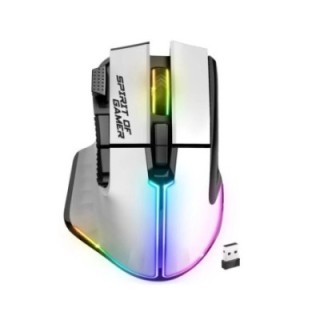 spirit of gamer ratÃ³n inalambrico pro m5 white
