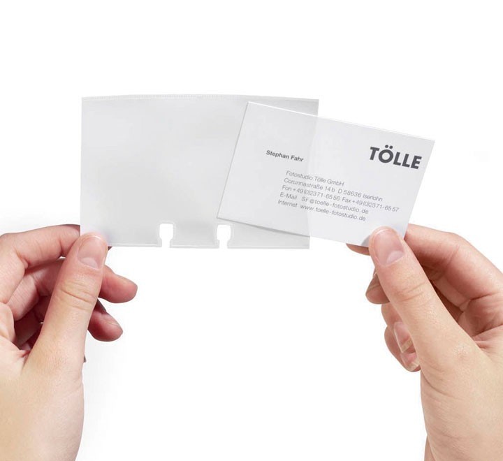 recambio 40 fundas durable tarjetero visifix