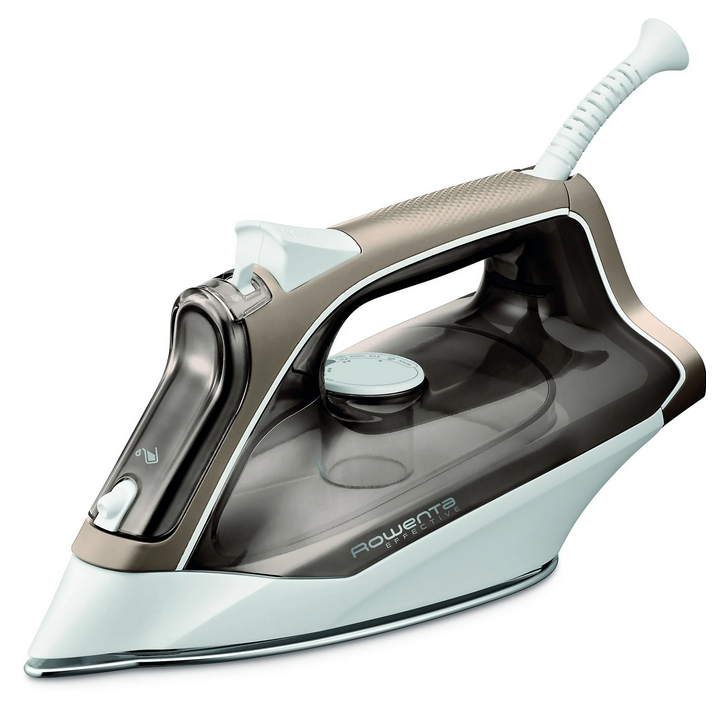 rowenta plancha de vapor rowenta dx1635 effective 2400w blanco y gris