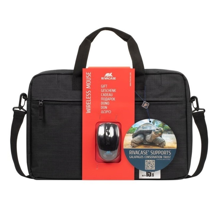 rivacase 8038 bundle maletÃ­n 15,6" + ratÃ³n inal.