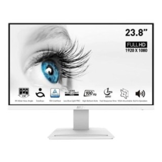 msi mp243xw monitor 23.8" 100 hz fhd dp hdmi mm bc