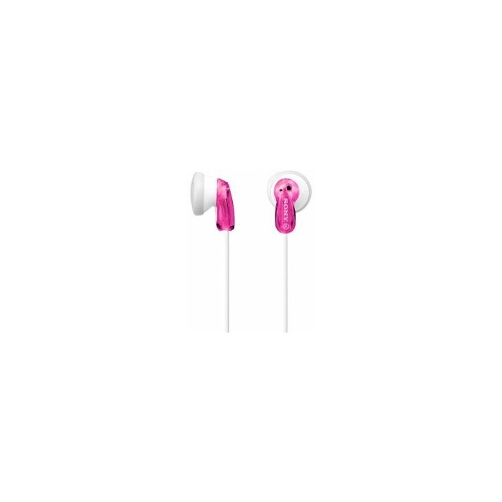sony auriculares sony mdre9lpp boton rosa