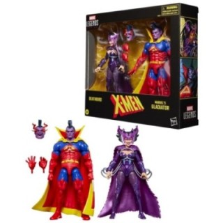hasbro pack de 2 figuras hasbro marvel legends series x   men deathbird vs marvels gladiator