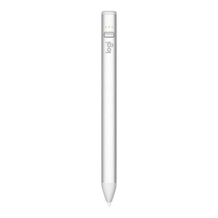 logitech lapiz digital logitech crayon silver usb   c para ipad   con tecnologia apple pencil