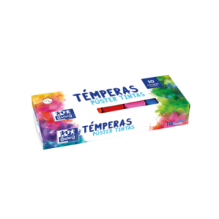 caja 10 temperas oxford 20ml stdo