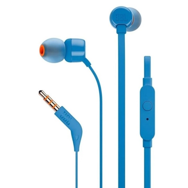 jbl auriculares intrauditivos jbl t160 blue