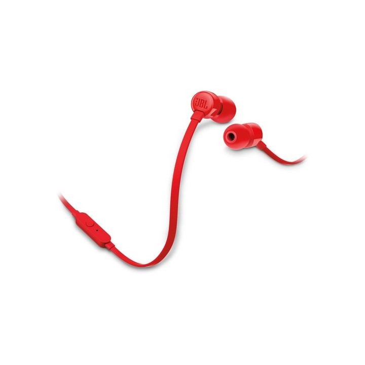 jbl auriculares intrauditivos jbl t160 red