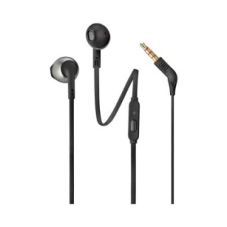 jbl auriculares intrauditivos jbl t205 black