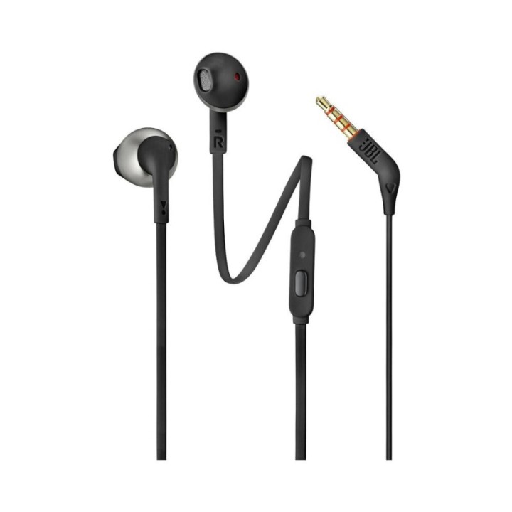 jbl auriculares intrauditivos jbl t205 black