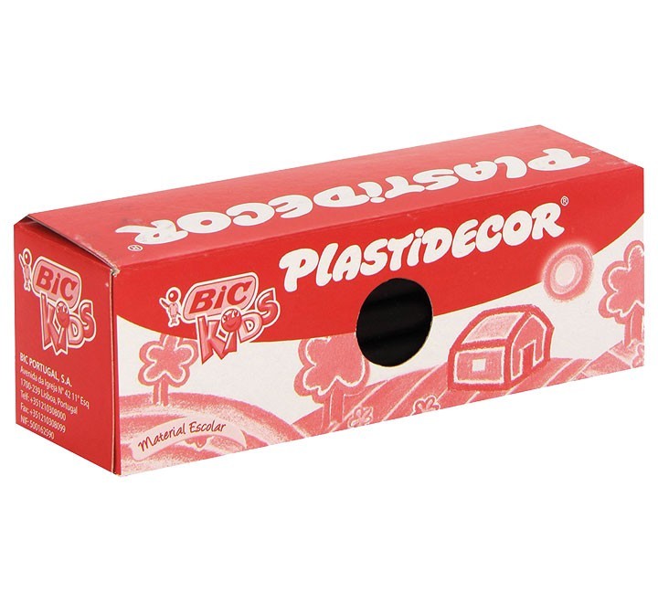 est. 25 lapiz cera bic plastidecor negro