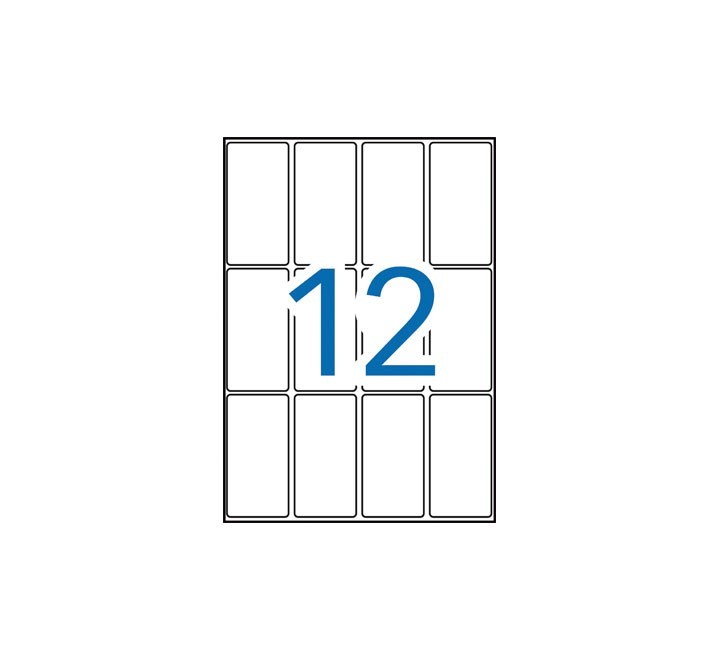 paq. 15h etiquetas adh apli 34x67mm a5 bl