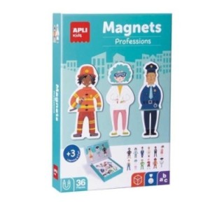 juego 36 pz. magneticas apli kids profesiones