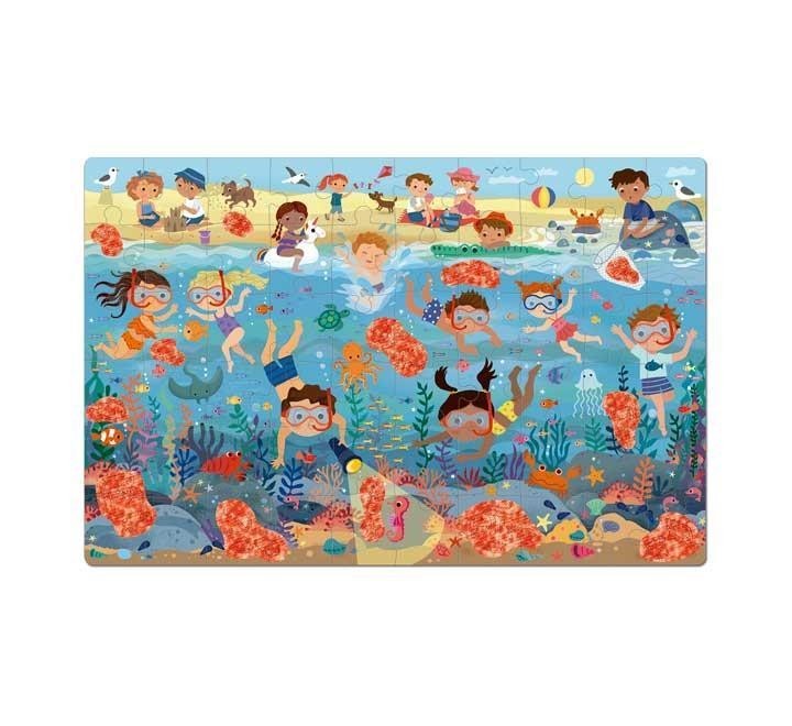 puzzle 60 pz. apli kids secret playa