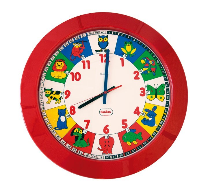 reloj gigante escolar henbea 60Ã¸ numeros 767