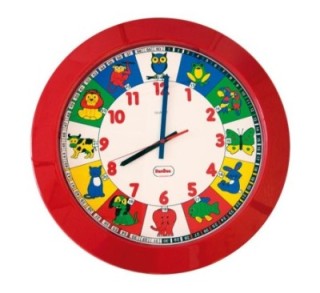 reloj gigante escolar henbea 60Ã¸ animales 760