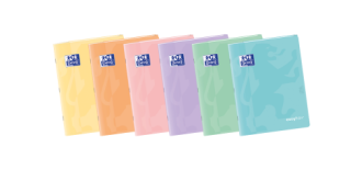 cuad. grap. oxford easybook a4 48h 4x4 pastel stdo