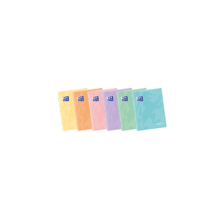 cuad. grap. oxford easybook a4 48h 4x4 pastel stdo