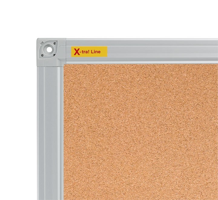 tablero corcho a series marco aluminio 90x120