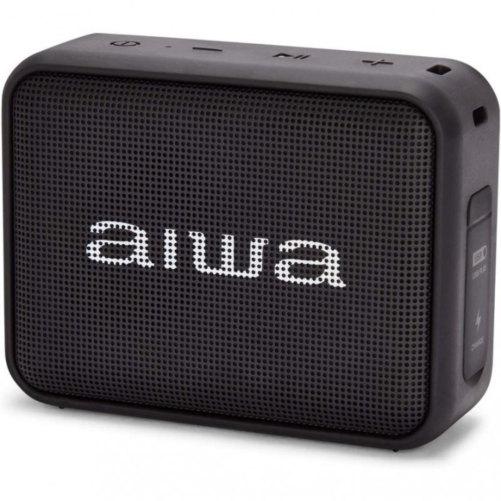 aiwa altavoz portatil aiwa bs   200 6w bluetooth negro